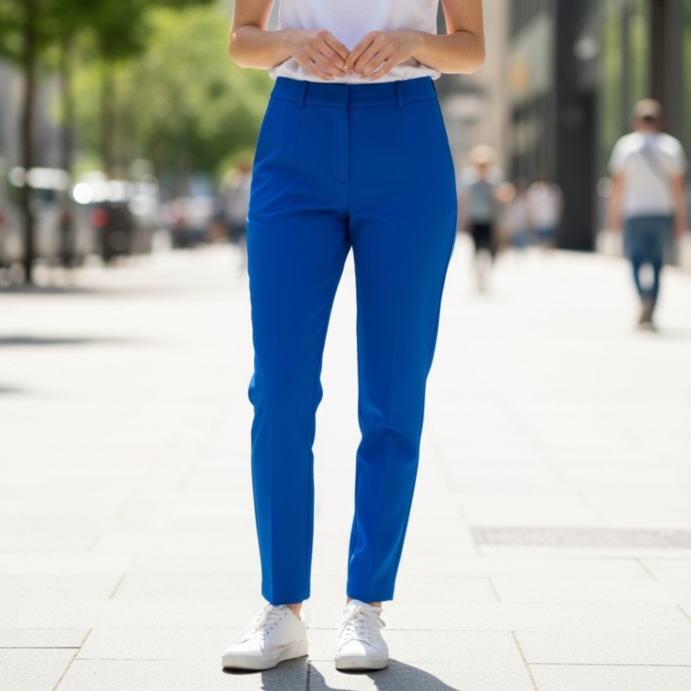 Zara Royal Blue Trousers
